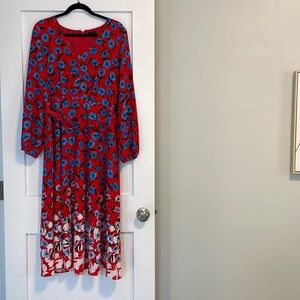 Ann Taylor A-Line Floral Dress